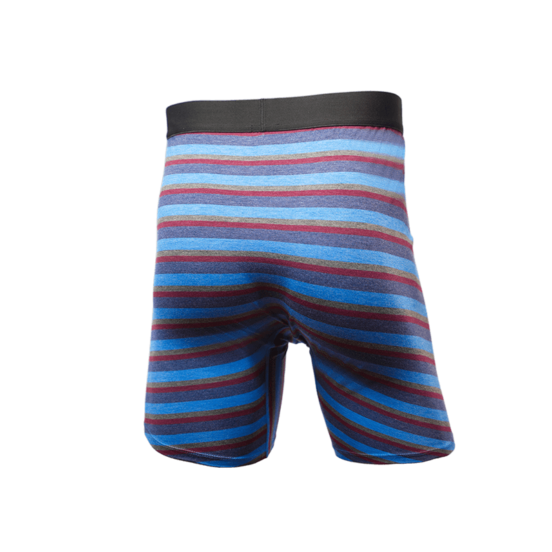 Bamboo Dope Dyeing Striped Men's Boxer Briefs